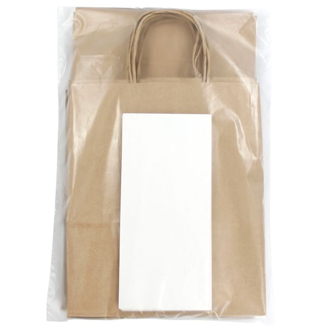 Kit sacolas de papel kraft tamanho Kit sacolas de papel kraft tamanho
