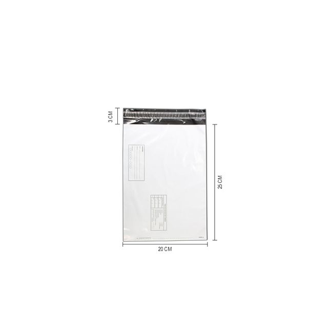 Envelope plástico segurança com destinatário e remetente ATC tamanho 25x20 cm Envelope plástico segurança com destinatário e remetente ATC tamanho 25x20 cm