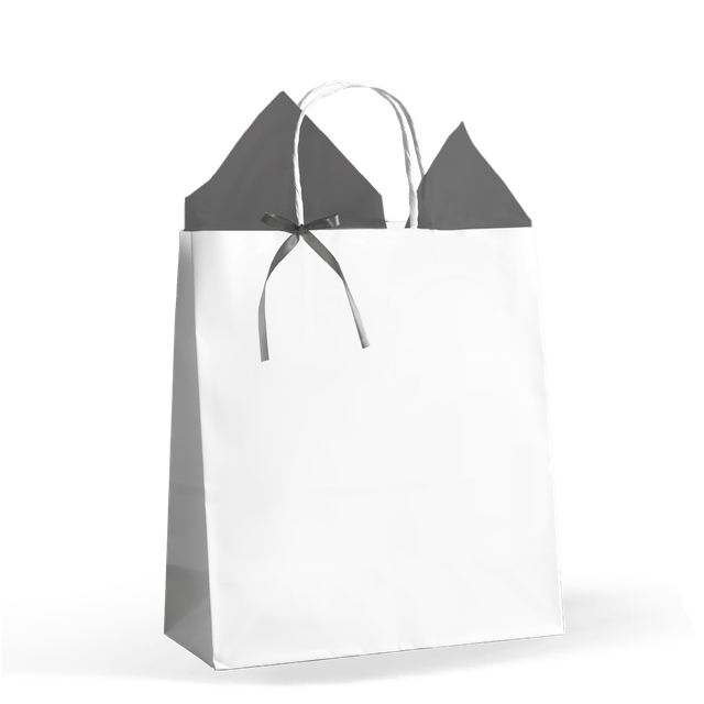 Kit-presente-sacola-branca-papel-de-seda-e-fita-de-cetim-cinza-G-40x32x13
