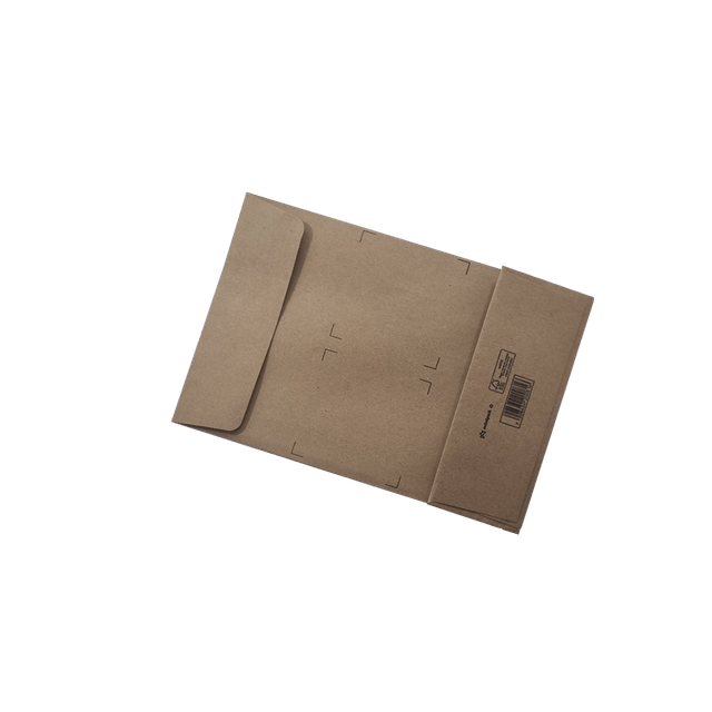 Envelope-de-papel-kraft-E-commerce-tamanho-p-35x26x10-aberto-uma-fita-aba-fechada