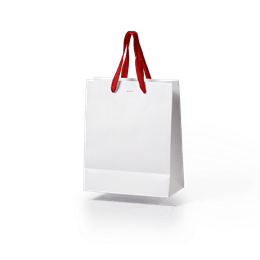 Sacola-de-papel-off-set-branco-alca-vermelha-tamanho-25x22x9