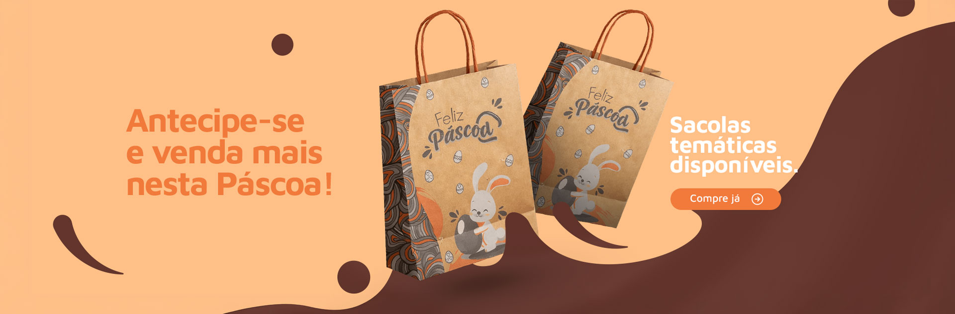 Banner mês de páscoa